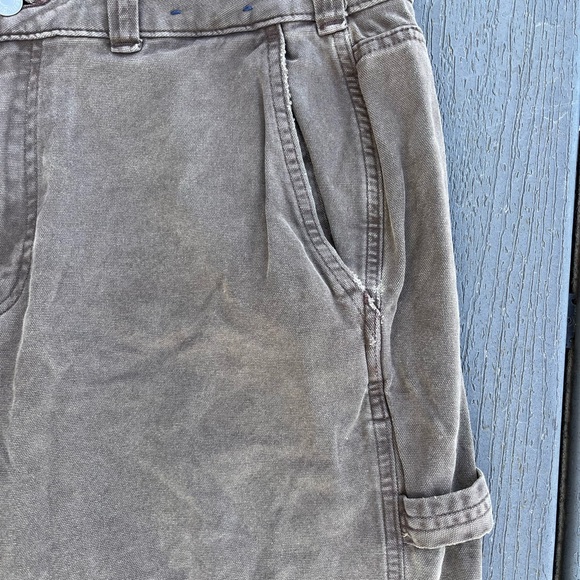 Abercrombie & Fitch Jeans Men’s 33x29 Brown Carpenter Athletic Loose Y2K - Picture 3 of 9